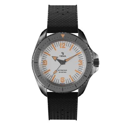White Diver Watch - Yema
