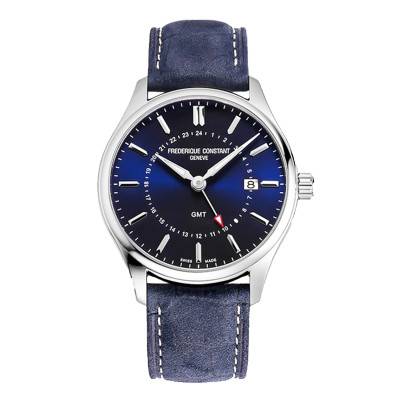 Montre Classics Quartz GMT FC-252NS5B6 - Frédérique Constant