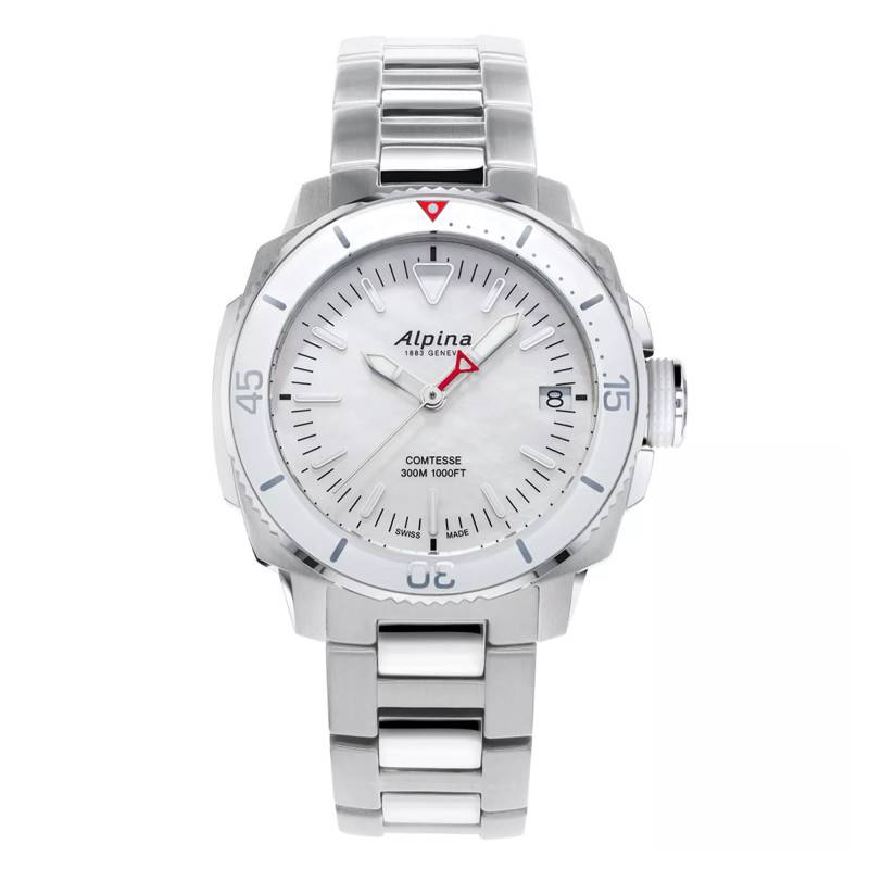 Seastrong Diver Comtesse Quartz Watch AL-240MPW2VC6B - Alpina