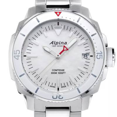 Seastrong Diver Comtesse Quartz Watch AL-240MPW2VC6B - Alpina