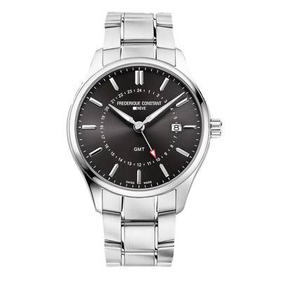 Montre Classics Quartz GMT FC-252DGS5B6B - Frédérique Constant