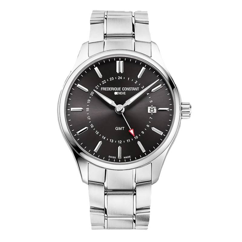Classics Quartz GMT FC-252DGS5B6B Watch - Frédérique Constant