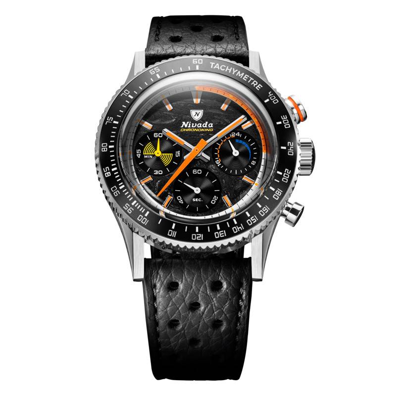 Nivada Grenchen Chronoking Mecaquartz Racing Carbon Watch - Nivada Grenchen
