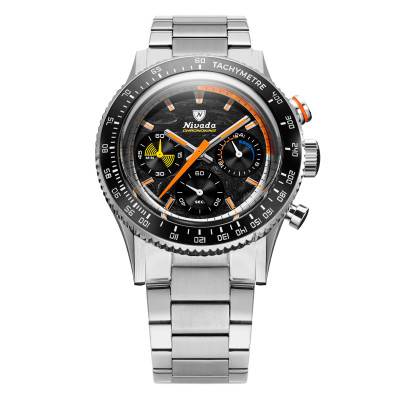 Nivada Grenchen Chronoking Mecaquartz Racing Carbon Watch - Nivada Grenchen