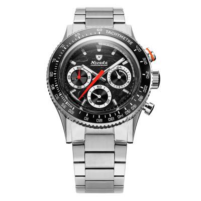 Chronoking Racing Black Watch with Interchangeable Bezels - Nivada Grenchen