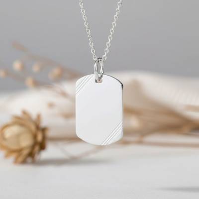 925 Sterling Silver Engravable Pendant - Emanessence