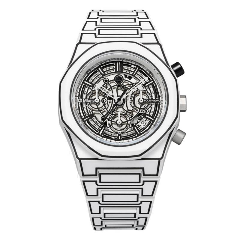 D1 Milano Polychrono White Sketch Watch PHBJ13 - D1 Milano