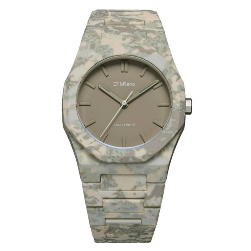 D1 Milano Polycarbon Forest Camo Watch PCBJ38 - D1 Milano