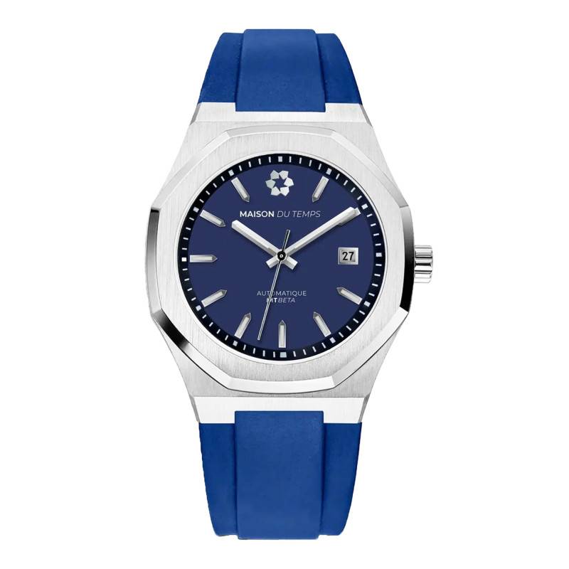 MTBeta Blue Silicone Blue Watch - Maison du Temps