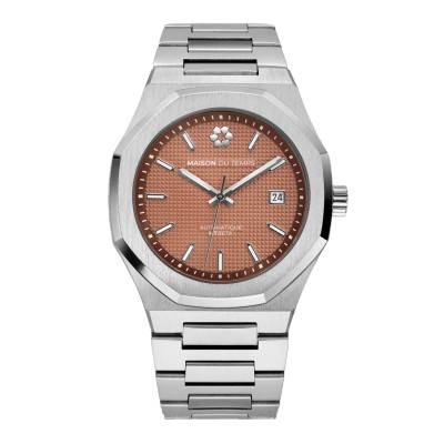 Steel MTBeta Mocha Watch - Maison du Temps