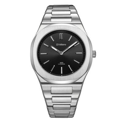 Montre Ultra Thin Groovy Black 39 mm UHBJ01 - D1 Milano