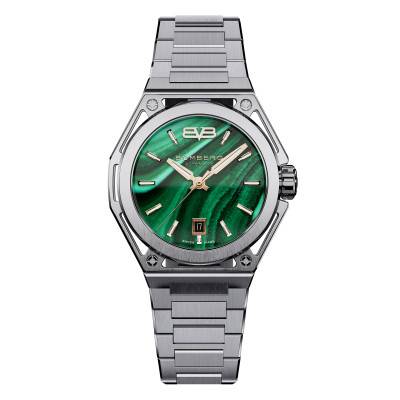 Malachite Gold Edge Watch B7742ASS.07-10.12 - BOMBERG