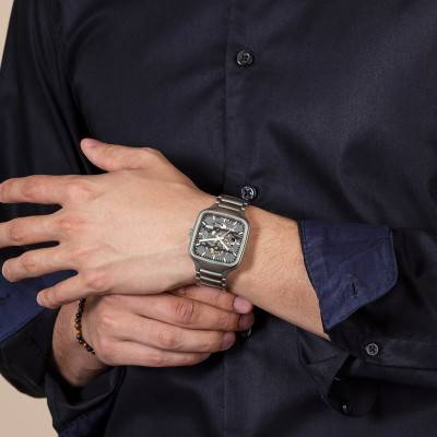 True Square Automatic Skeleton R27196152 Watch - Rado