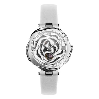Montre Série R - Danish Rose - Silver + White R012-SISI-W1 - Ciga Design