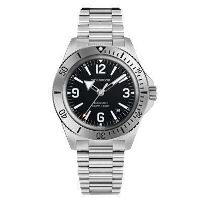 Montre Skindiver II Automatic Dive - White Lum & Black Dial - Wolbrook
