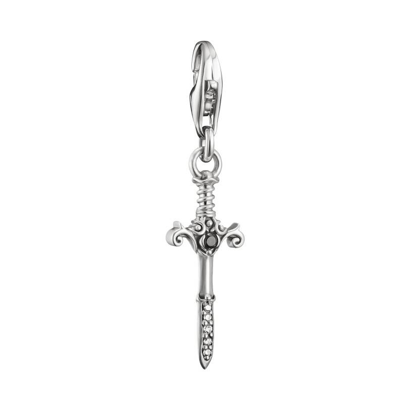 925 Silver & Cubic Zirconia True Romance Original Sword Charm Pendant - 2231-643-11 - Thomas Sabo