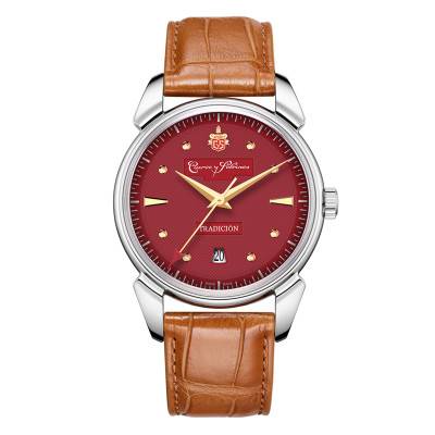 Cuervo y Sobrinos Historiador Tradición Burgundy 3195.1TBY Watch - Cuervo y Sobrinos