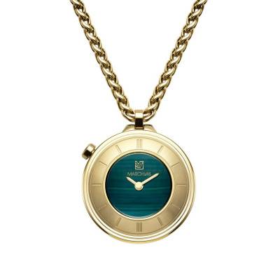 Lady Volante Sautoir Malachite Watch - March LAB