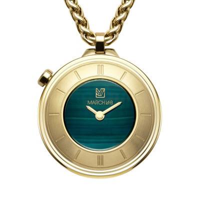 Montre Lady Volante Sautoir Malachite - March LAB