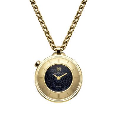 Lady Volante Sautoir Supreme Caviar Watch - March LAB