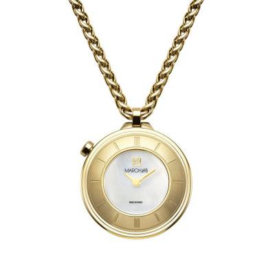 Lady Volante Sautoir Mother-of-Pearl Watch - March LAB