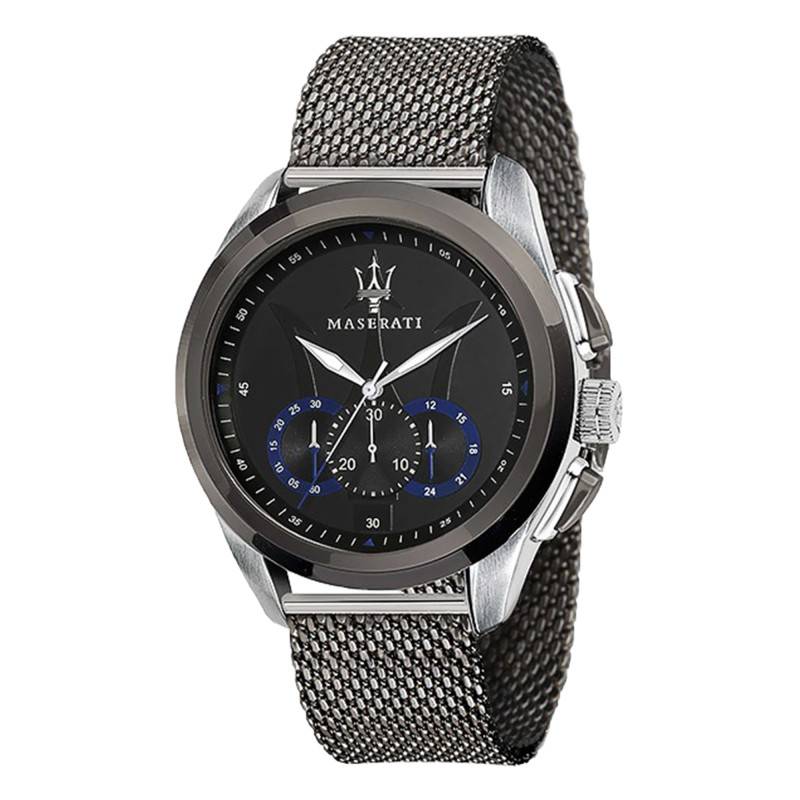 Black Dial Traguardo Watch R8873612006 - Maserati