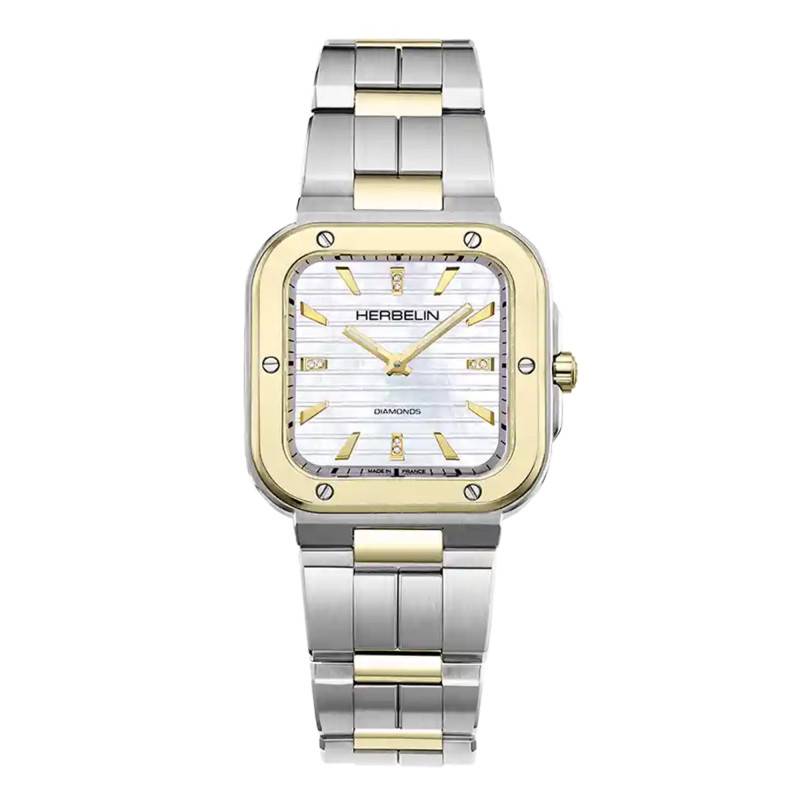 Cap Camarat Square Women's Watch 17546BT1N89 - Herbelin