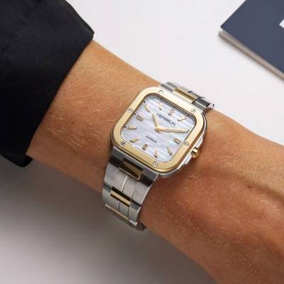 Montre Cap Camarat Square Dame 17546BT1N89 - Herbelin