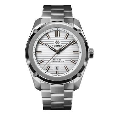 Essence 41mm Automatic COSC White Watch 0334.1.6612 - Formex