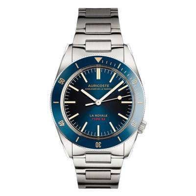 Montre La Royale Type 32 Bleue - Auricoste