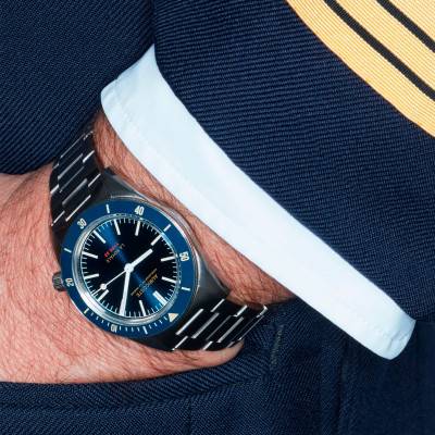 Montre La Royale Type 32 Bleue - Auricoste