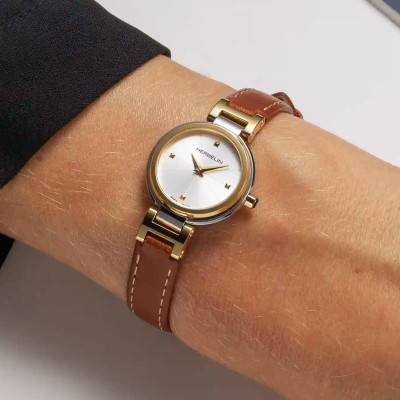 Montre Lady H Dame Quartz 17312T1N12GD - Herbelin