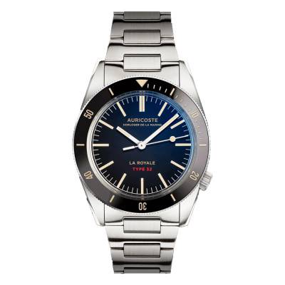 Montre La Royale Type 32 Noire - Auricoste
