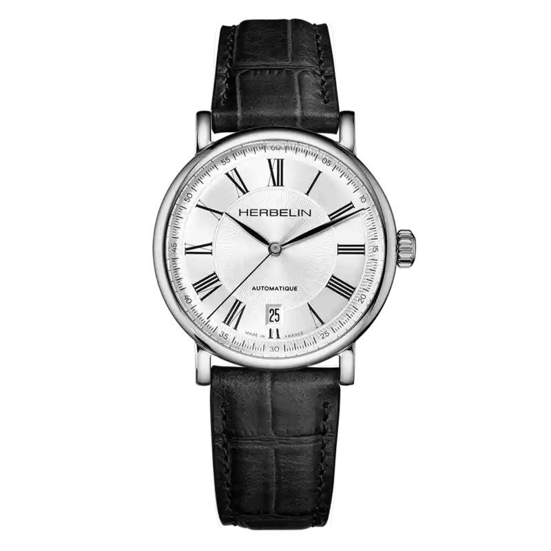 Inspiration Automatic 38mm Steel Watch 2047AP08 - Herbelin