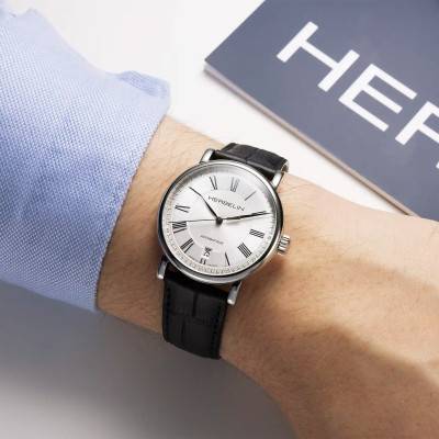 Inspiration Automatic 38mm Steel Watch 2047AP08 - Herbelin