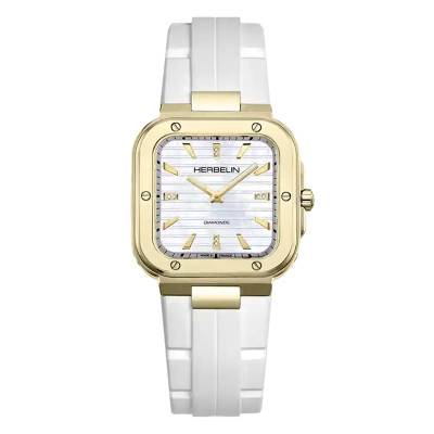 Montre Cap Camarat Square Dame 17546P1N89CW - Herbelin