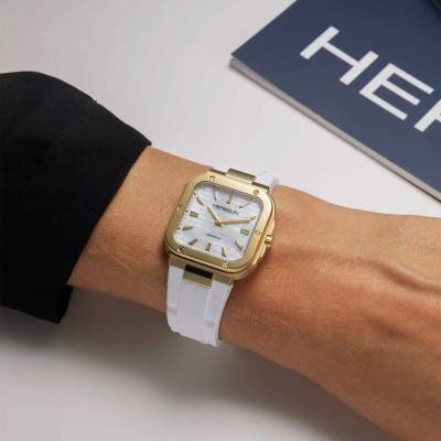 Montre Cap Camarat Square Dame 17546P1N89CW - Herbelin