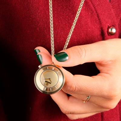 Lady Volante Sautoir Gold Watch - March LAB