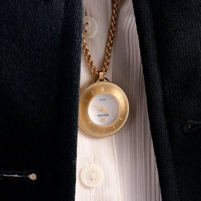 Lady Volante Sautoir Mother-of-Pearl Watch - March LAB