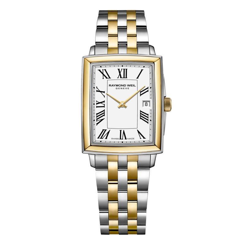 Toccata Square 22 x 28 mm White Dial Watch 5925-STP-00300 - Raymond Weil