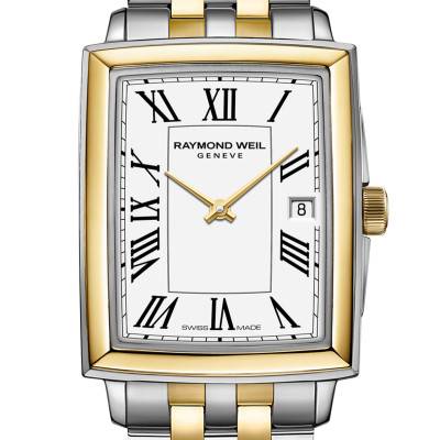 Toccata Square 22 x 28 mm White Dial Watch 5925-STP-00300 - Raymond Weil