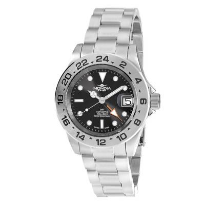 Montre Icon Legend Automatic GMT MS-225-SS-03BK-OY - Mondia