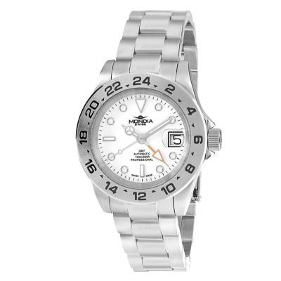 Montre Icon Legend Automatic GMT MS-225-SS-02WT-OY - Mondia