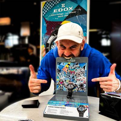 Montre Pop Neptunian Automatic - Jo Di Bona Édition Limitée 80141 37NM BONA - Edox