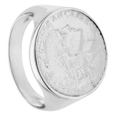 Chevalière Pièce 10F Réplique Marianne en Argent 925 - Imperium