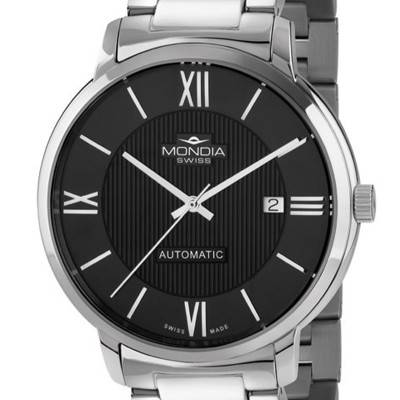 Montre Elegance Classic Automatic MS-228-SS-BKRM-CM - Mondia