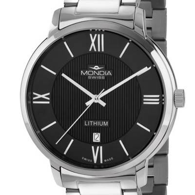 Montre Elegance Classic Quartz MS-227-SS-BKRM-CM - Mondia