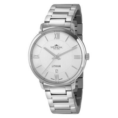 Montre Elegance Classic Quartz MS-227-SS-SLRM-CM - Mondia