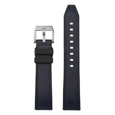 Bracelet de montre Hybrid Torino Marine - Largeur 20mm ou 22mm - Bracelet Rochet