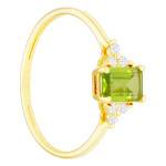 Peridot,Lab-Grown Diamond